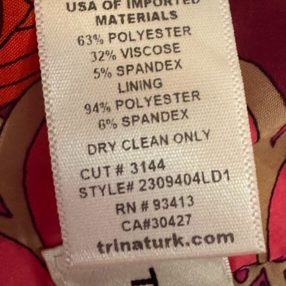 Trina Turk Atwood 2 Fitted Blazer - 0 - Red - Picture 8 of 10